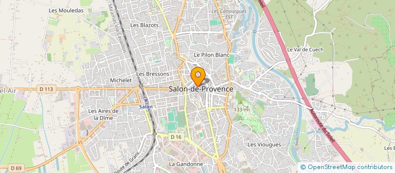 localisation de l'entreprise MONSIEUR RENE SANSONE  SALON-DE-PROVENCE