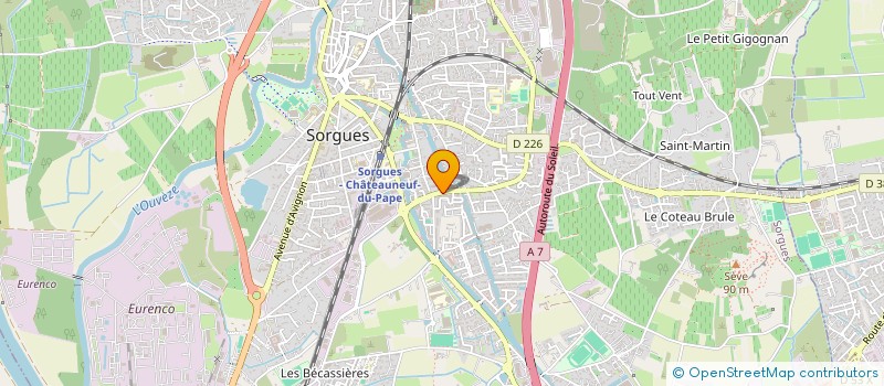 localisation de l'entreprise MONSIEUR RENE SANTIAGO  SORGUES