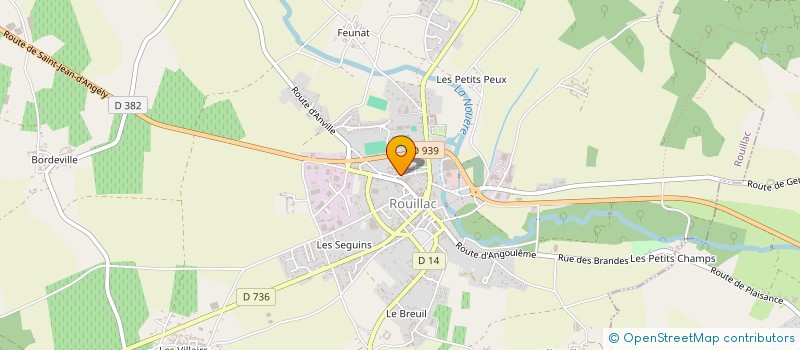 localisation de l'entreprise MONSIEUR RENE SAUNIER à ROUILLAC