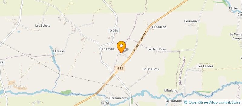 localisation de l'entreprise MONSIEUR RENE SAVARY à LE HAM