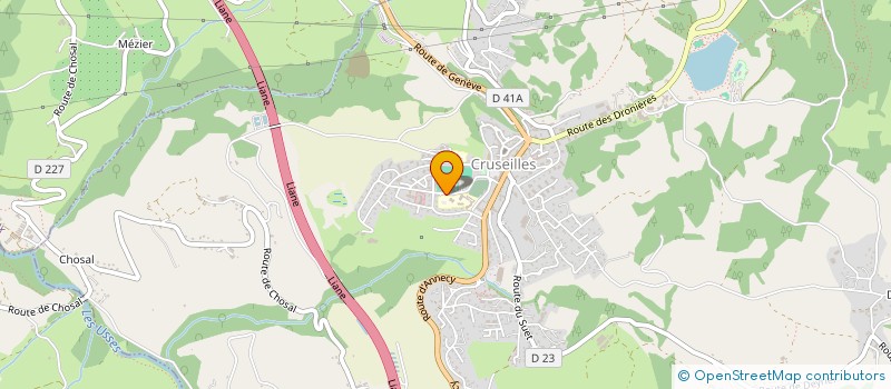 localisation de l'entreprise MONSIEUR RENE SAXOD  CRUSEILLES