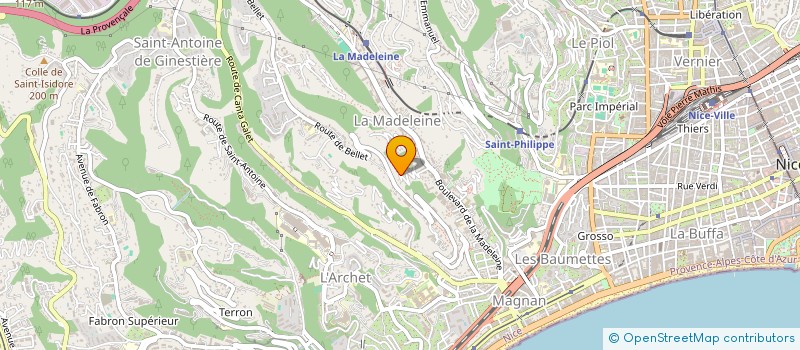 localisation de l'entreprise MONSIEUR RENE SCAMUZZI à NICE