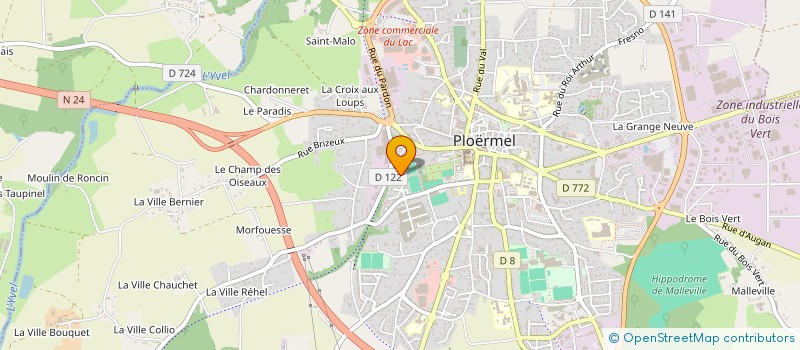 localisation de l'entreprise MONSIEUR RENE SCARFIGLIERI à PLOERMEL