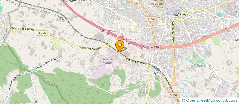 localisation de l'entreprise MONSIEUR RENE SCARONE  HYERES