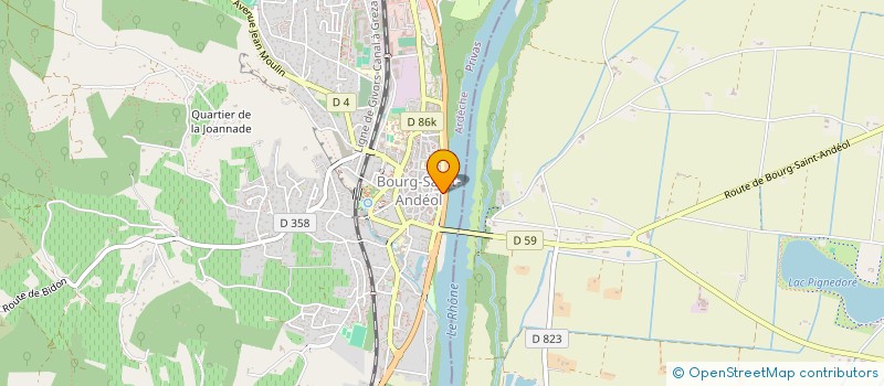 localisation de l'entreprise MONSIEUR RENE SCHLAGBAUER  SAINT MARTIN D'ARDECHE