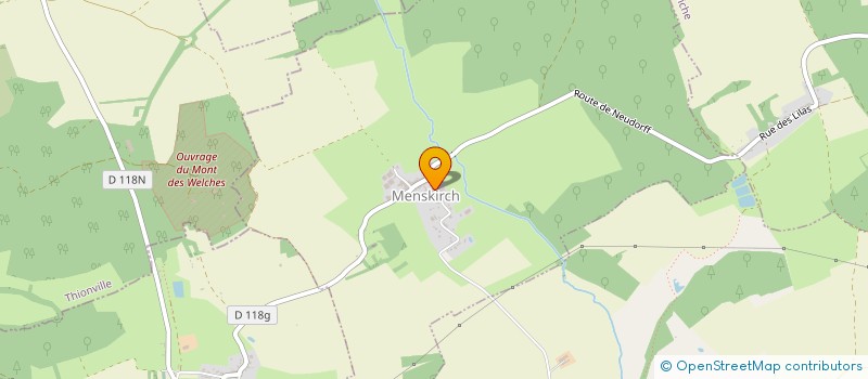 localisation de l'entreprise MONSIEUR RENE SCHMITT  MENSKIRCH