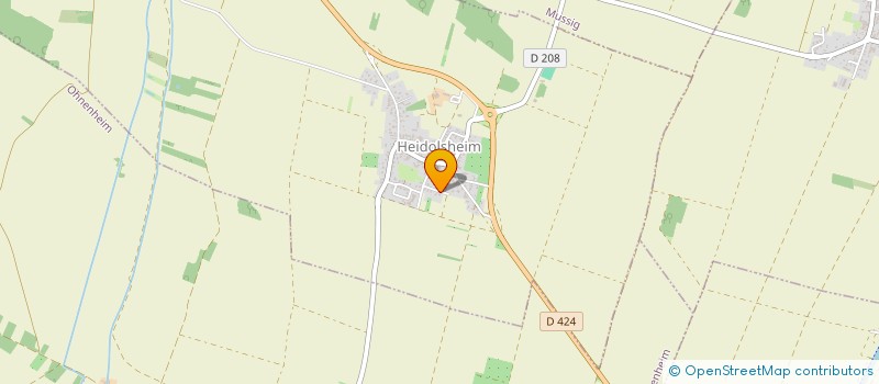 localisation de l'entreprise MONSIEUR RENE SCHMITT  HEIDOLSHEIM