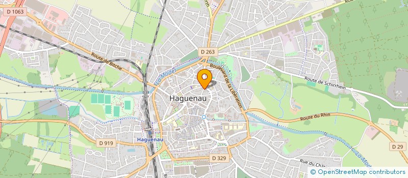 localisation de l'entreprise MONSIEUR RENE SCHORP  HAGUENAU