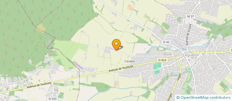 localisation de l'entreprise MONSIEUR RENE SCOTTON  LEGUEVIN