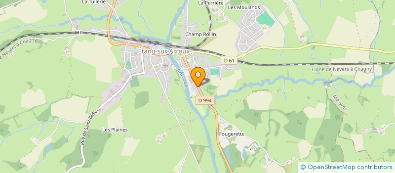 localisation de l'entreprise MONSIEUR RENE SEGAUD  DETTEY