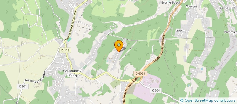 localisation de l'entreprise MONSIEUR RENE SEGUI  COURSAC