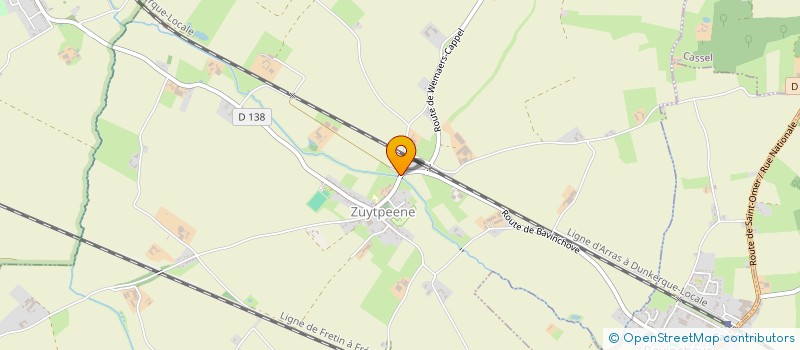 localisation de l'entreprise MONSIEUR RENE SELOSSE  ZUYTPEENE