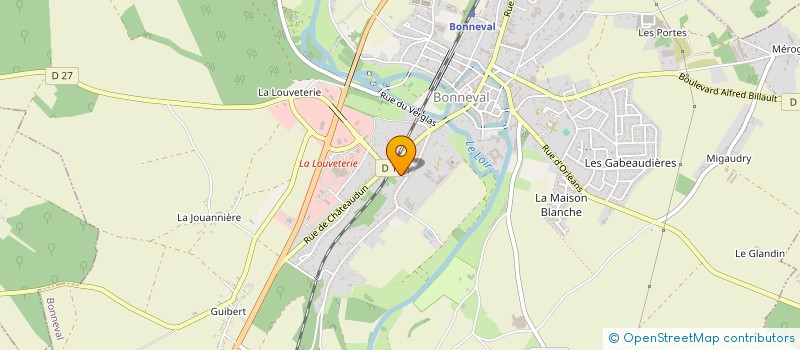 localisation de l'entreprise MONSIEUR RENE SERGENT à BONNEVAL