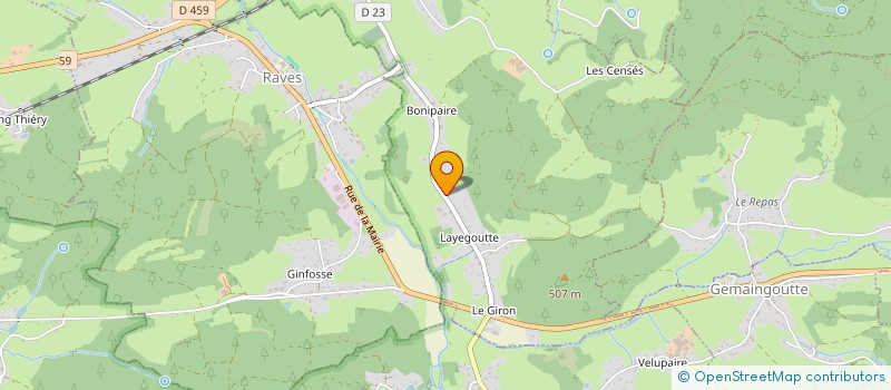 localisation de l'entreprise MONSIEUR RENE SERTELET  BERTRIMOUTIER