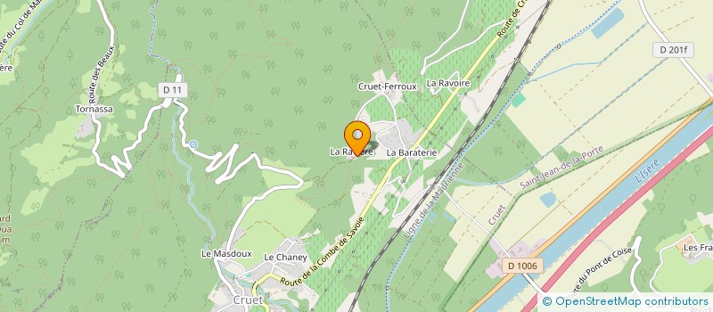 localisation de l'entreprise MONSIEUR RENE SIBUE  CRUET