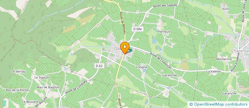 localisation de l'entreprise MONSIEUR RENE SIEFFERT  ODENAS