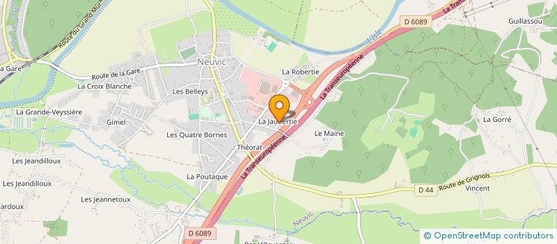 localisation de l'entreprise MONSIEUR RENE SIGNOR  NEUVIC