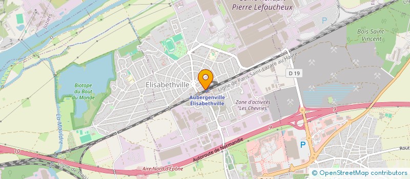 localisation de l'entreprise MONSIEUR RENE SIMEONI  AUBERGENVILLE