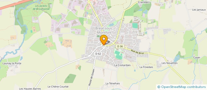 localisation de l'entreprise MONSIEUR RENE SIMON à BREAL-SOUS-MONTFORT
