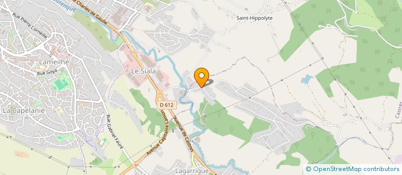 localisation de l'entreprise MONSIEUR RENE SIRVEN  LAGARRIGUE