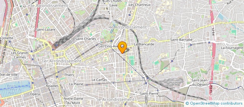 localisation de l'entreprise MONSIEUR RENE SLAMA à MARSEILLE