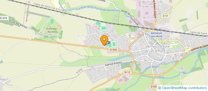 localisation de l'entreprise MONSIEUR RENE SMEDIS  VERNEUIL D'AVRE ET D'ITON