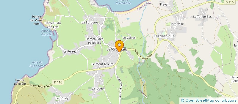 localisation de l'entreprise MONSIEUR RENE SOREL  FERMANVILLE