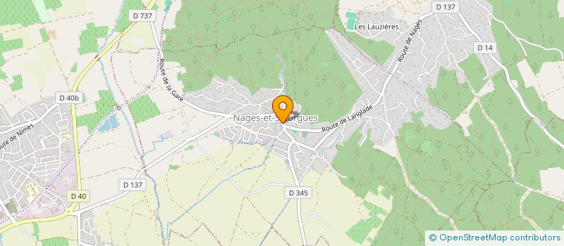 localisation de l'entreprise MONSIEUR RENE SOULAGES à NAGES-ET-SOLORGUES