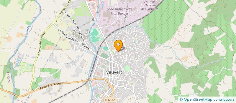 localisation de l'entreprise MONSIEUR RENE SOULIER à VAUVERT