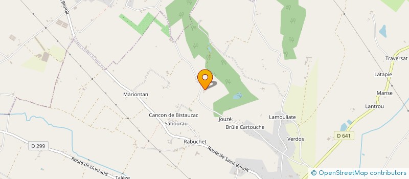 localisation de l'entreprise MONSIEUR RENE SPECOGNA  GONTAUD-DE-NOGARET