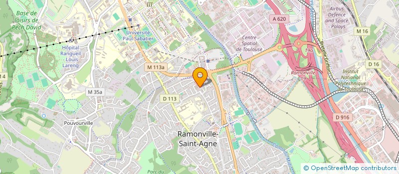 localisation de l'entreprise MONSIEUR RENE SPERANZA à RAMONVILLE-SAINT-AGNE
