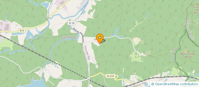 localisation de l'entreprise MONSIEUR RENE STAINMESSE  PLANCHER-BAS