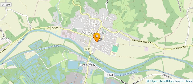 localisation de l'entreprise MONSIEUR RENE STAQUET  VAILLY-SUR-AISNE