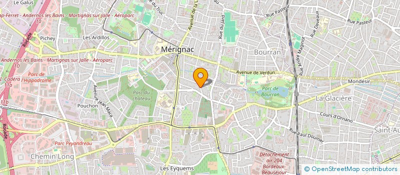 localisation de l'entreprise MONSIEUR RENE STE MARIE  MERIGNAC