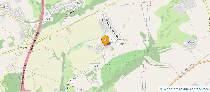 localisation de l'entreprise MONSIEUR RENE STEC  SERVIGNY-LES-SAINTE-BARBE