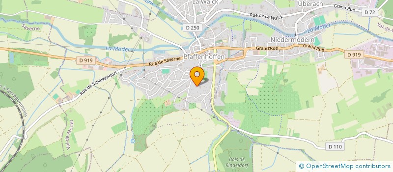 localisation de l'entreprise MONSIEUR RENE STEINMETZ  VAL-DE-MODER