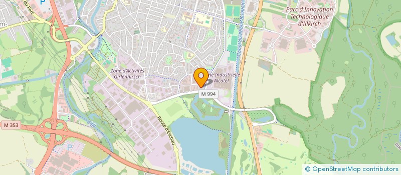 localisation de l'entreprise MONSIEUR RENE STREIFF  ILLKIRCH-GRAFFENSTADEN