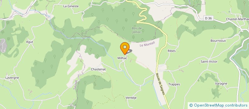 localisation de l'entreprise MONSIEUR RENE SUCHEYRE à LE MONTEIL