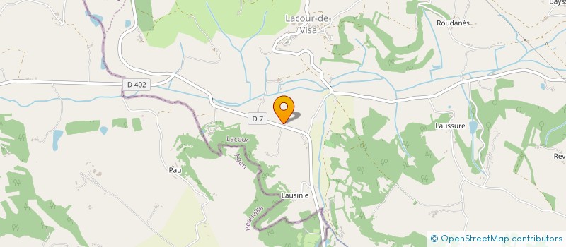 localisation de l'entreprise MONSIEUR RENE SUERES à LACOUR