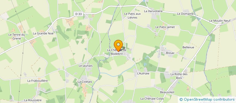 localisation de l'entreprise MONSIEUR RENE SURGET à LA CHEVALLERAIS
