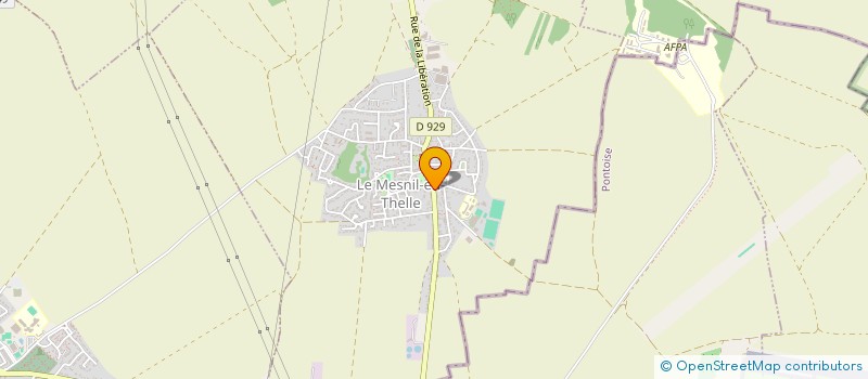 localisation de l'entreprise MONSIEUR RENE TAILLEUR  LE MESNIL-EN-THELLE