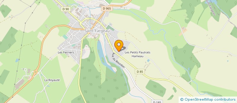 localisation de l'entreprise MONSIEUR RENE TAMBORINI à SAINT-FARGEAU