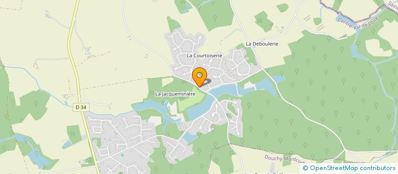 localisation de l'entreprise MONSIEUR RENE TARDIVEL  COURTENAY