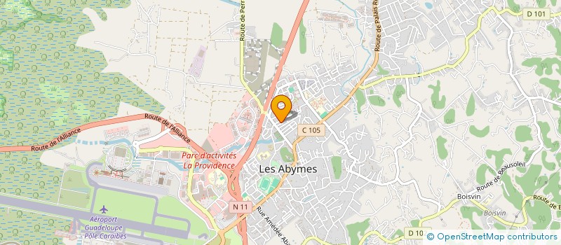 localisation de l'entreprise MONSIEUR RENE TARQUIN à LES ABYMES