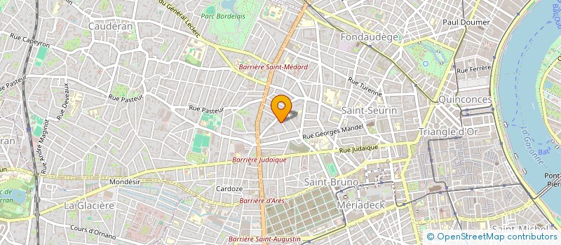 localisation de l'entreprise MONSIEUR RENE TARRISSE  BORDEAUX