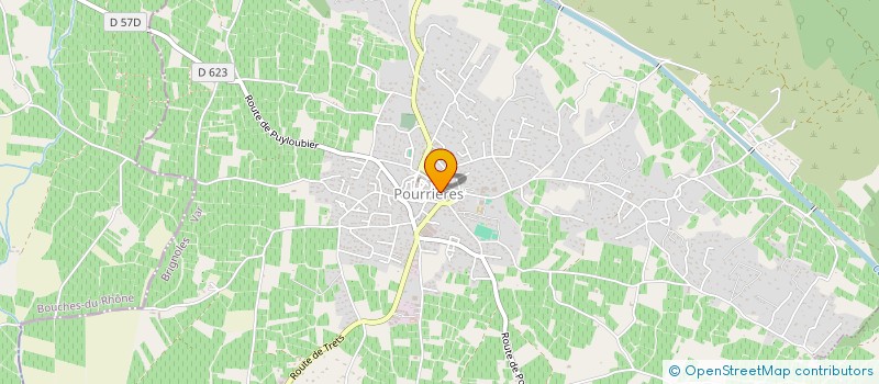 localisation de l'entreprise MONSIEUR RENE TASSY  POURRIERES