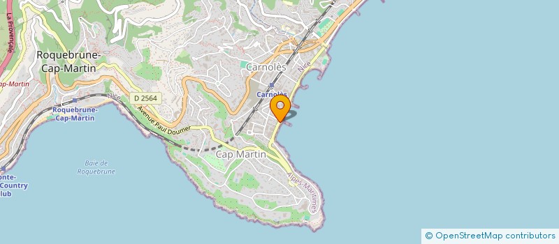 localisation de l'entreprise MONSIEUR RENE TAULERE à ROQUEBRUNE-CAP-MARTIN