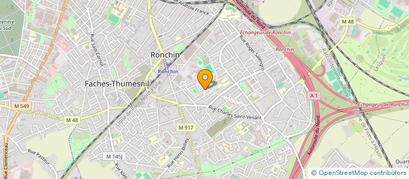 localisation de l'entreprise MONSIEUR RENE TCHUENTE  RONCHIN