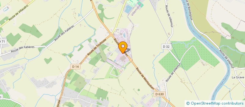 localisation de l'entreprise MONSIEUR RENE TERRAL  VILLEMUR-SUR-TARN