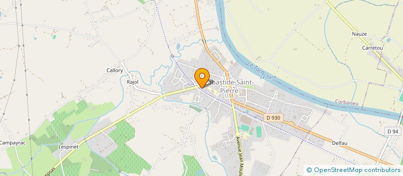 localisation de l'entreprise MONSIEUR RENE TERRANCLE  SAINT-NAUPHARY